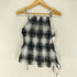 メゾンスペシャル MAISON SPECIAL CHECKED SHIRRING BUSTIER レディース FREE