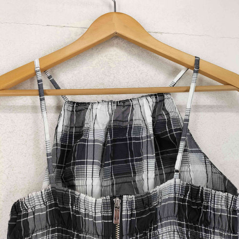 メゾンスペシャル MAISON SPECIAL CHECKED SHIRRING BUSTIER レディース FREE