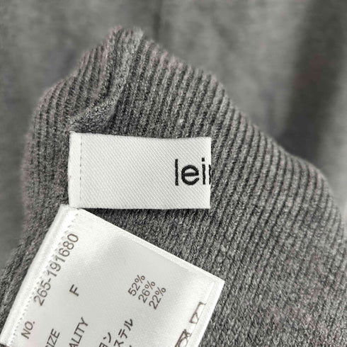 leimn バックオープンニットワンピース レディース F