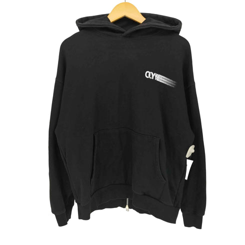 オーワイ OY モーションロゴ プリント バックジップ ヘヴィオンス プルオーバー スウェット パーカー メンズ import:XXL