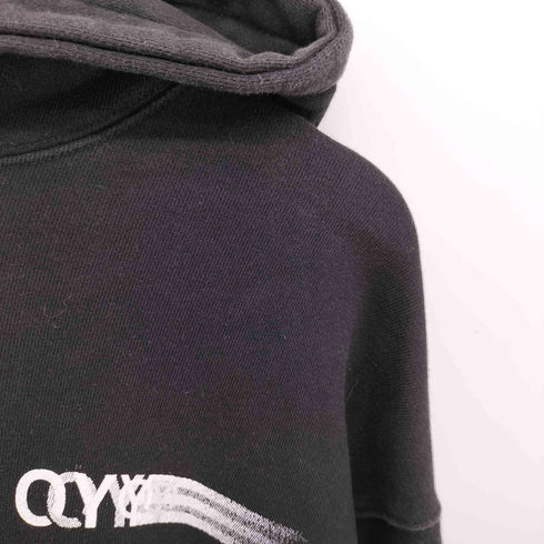 オーワイ OY モーションロゴ プリント バックジップ ヘヴィオンス プルオーバー スウェット パーカー メンズ import:XXL