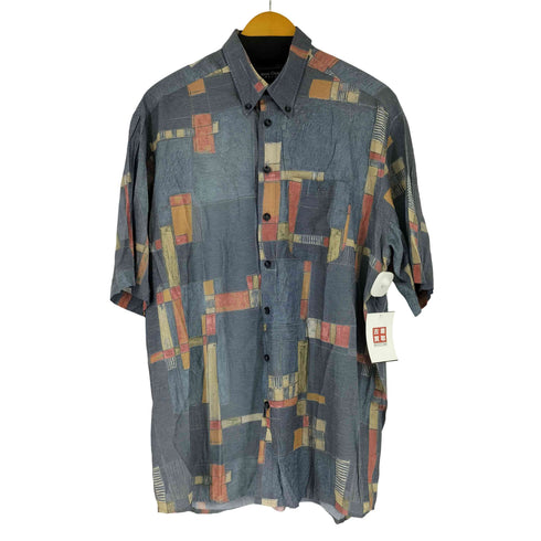 JEAN CHATEL 総柄 S/S BDシャツ メンズ JPN:XL