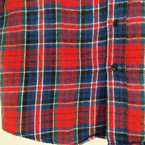 オシュコシュ OSHKOSH 80s 三角タグ チェック柄 フランネルシャツ メンズ LR