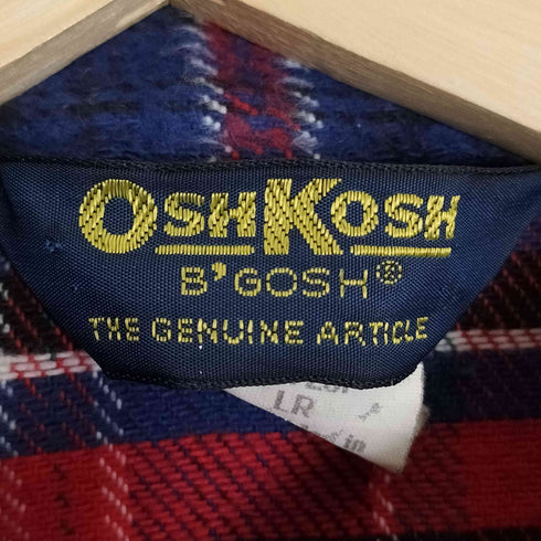 オシュコシュ OSHKOSH 80s 三角タグ チェック柄 フランネルシャツ メンズ LR