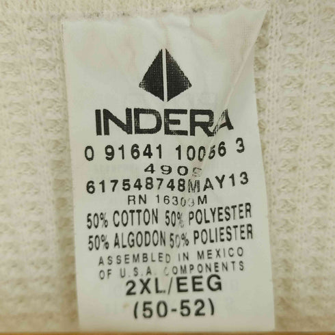 INDERA ワッフル L/S Tシャツ メンズ 2XL