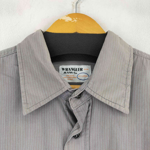 ラングラー Wrangler ストライプ L/S シャツ メンズ 2XL