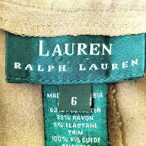 ローレンラルフローレン LAUREN RALPH LAUREN レーヨン混 ジップポケット センタープレススラックス レディース 6