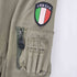 80s Italian Army イタリア軍 ラバー国旗 MA-1 フライトジャケット Military メンズ