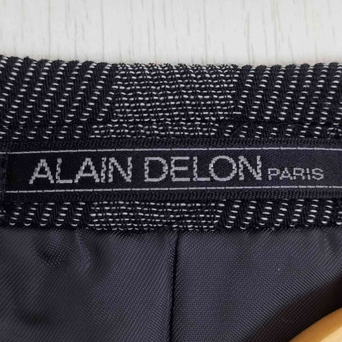 アランドロン ALAIN DELON ピンバッチ ストライプ ウール ダブルテーラードジャケット メンズ import:L