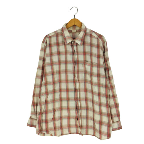 リーバイス Levis 00s チェック柄 レギュラーカラー シャツ メンズ LL