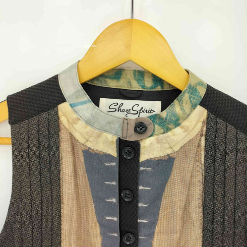 シェアースピリット SHARE SPIRIT シルクブレンド ナポレオンベスト Y2K レディース JPN:36