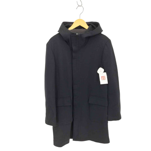 イネドオム INED HOMME ウール ジップアップ フーデッド ショートコート メンズ FREE