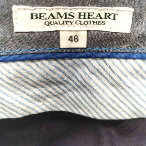 ビームスハート BEAMS HEART 千鳥格子ノータックスラックス メンズ 46