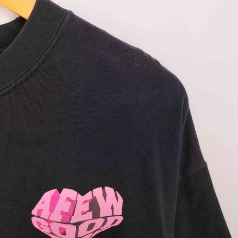 アフューグッドキッズ A FEW GOOD KIDS 3D HEART LOGO BLACK TEE メンズ import:XL