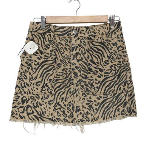 フォーエバー21 FOREVER 21 レオパードミニスカート Y2K レディース M