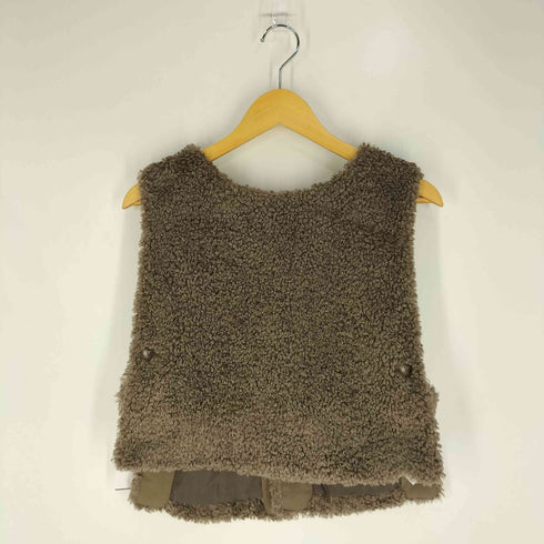 サマンサモスモス samansa Mos2 24AW 前後着ふわふわボアベスト レディース FREE