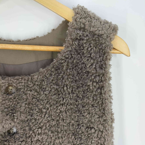 サマンサモスモス samansa Mos2 24AW 前後着ふわふわボアベスト レディース FREE