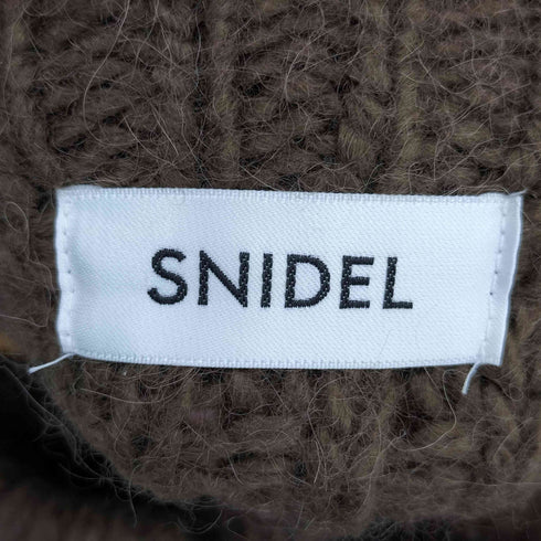 スナイデル snidel ハンドステッチケーブルニット レディース FREE