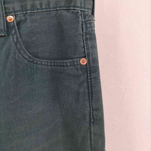 リーバイス Levis 501 ボタンフライ グリーン デニム パンツ レディース W30 L32