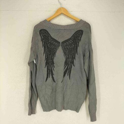 SUPERNATURAL バックプリントコットンニット メンズ M
