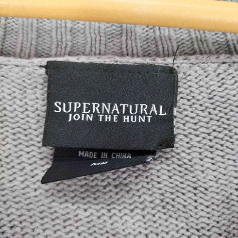 SUPERNATURAL バックプリントコットンニット メンズ M