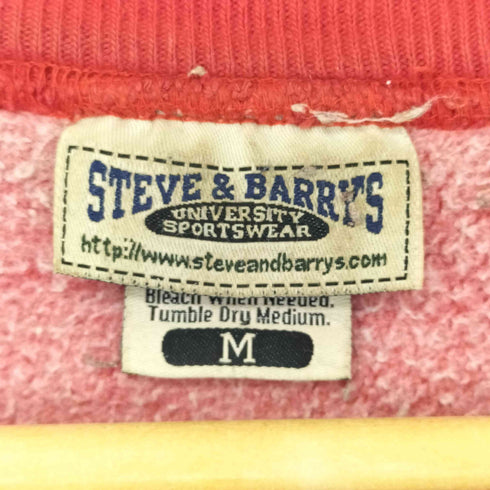 スティーブ バリース STEVE & BARRYS 90sカレッジロゴスウェット メンズ import:XL