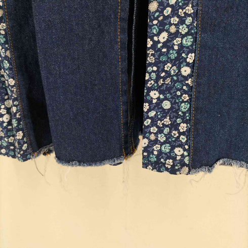 シマロンジーンズ CIMARRON JEANS 別注フラワーパネルデニムスカート レディース JPN:M