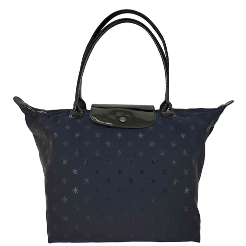 ロンシャン LONGCHAMP DEPOSE スター エナメル切替 トートバッグ レディース