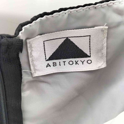 アビトーキョー ABITOKYO フラワー エンボス加工 パフスリーブ ワンピース レディース JPN:M