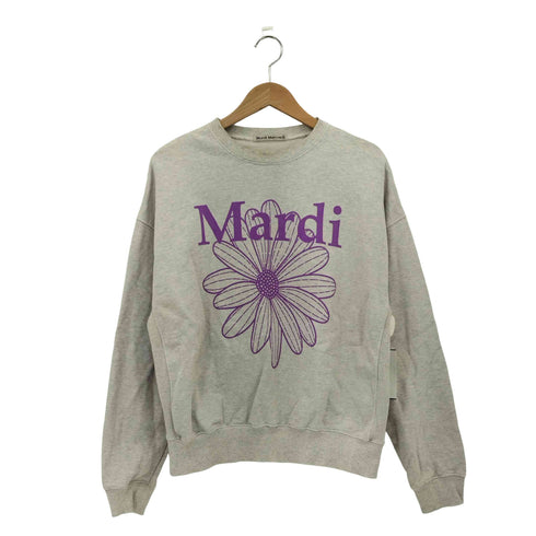 マルディメクルディ Mardi Mercredi SWEATSHIRT FLOWERMARDI プリント スウェット レディース