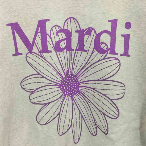 マルディメクルディ Mardi Mercredi SWEATSHIRT FLOWERMARDI プリント スウェット レディース