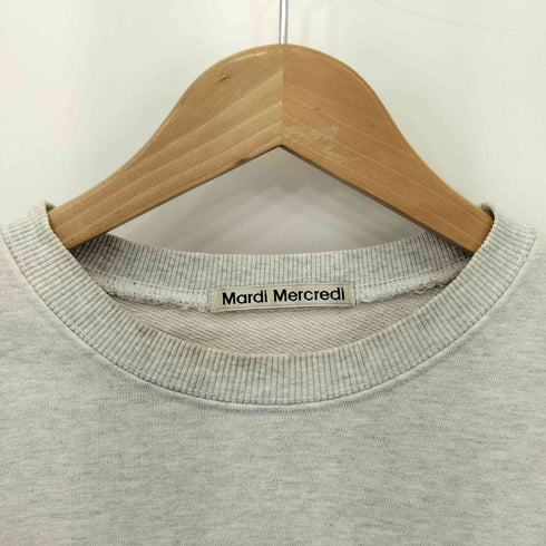マルディメクルディ Mardi Mercredi SWEATSHIRT FLOWERMARDI プリント スウェット レディース