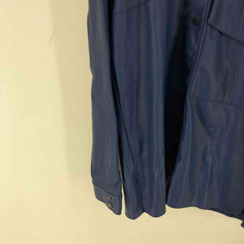 ザラ ZARA Faux Leather Overshirt メンズ import:M