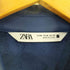ザラ ZARA Faux Leather Overshirt メンズ import:M