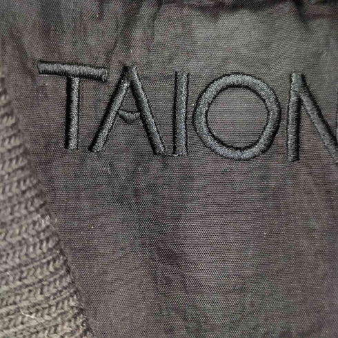 タイオン TAION リバーシブル キルティングダウンベスト メンズ L