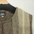 Rusk&Finch 90S ストライプ柄 ウールベスト メンズ import:L