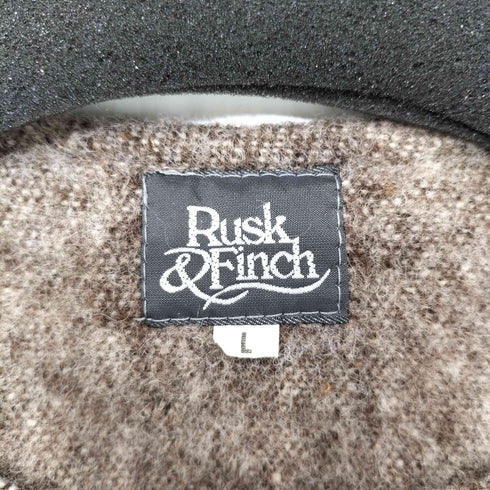Rusk&Finch 90S ストライプ柄 ウールベスト メンズ import:L