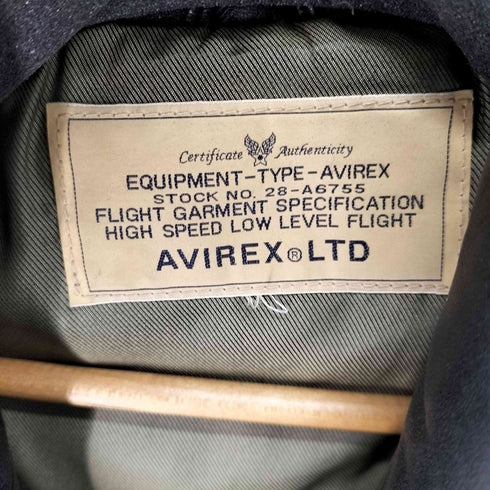 アヴィレックス AVIREX ラムレザーダウンベスト メンズ