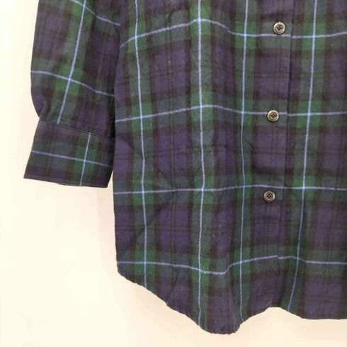 トゥービーバイアニエスベー To b. by agnes b. ウール ネルチェックシャツ レディース 38