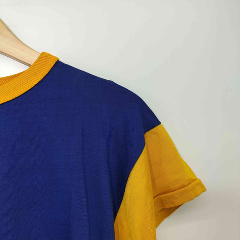 エンパイア EMPIRE 60-70s バイカラー レーヨンコットン ゲームシャツ メンズ