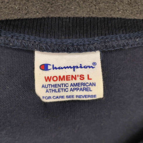チャンピオン Champion Vネック ラグラン ロングスリーブTシャツ レディース import:L