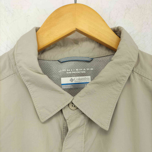 コロンビアスポーツウェア Columbia Sportswear OMNI-SHADE ナイロン半袖シャツ メンズ import:L