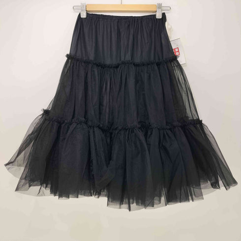 Weise Festmoden 70-80s シースルー ティアードスカート レディース 40-44