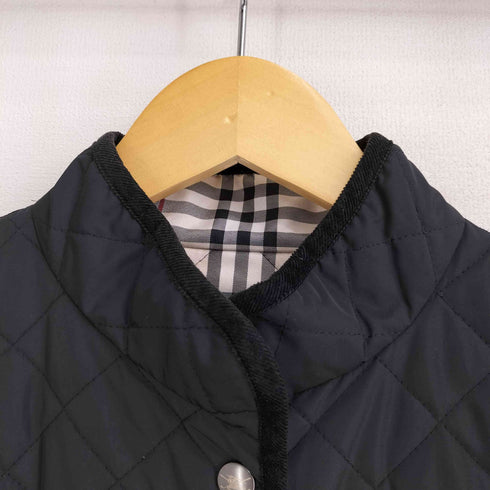 バーバリーゴルフ BURBERRY GOLF スナップボタン キルティングジャケット 裏地ノバチェック レディース import:M