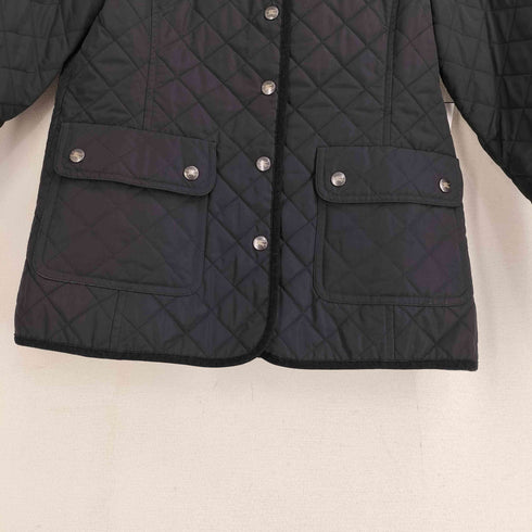 バーバリーゴルフ BURBERRY GOLF スナップボタン キルティングジャケット 裏地ノバチェック レディース import:M