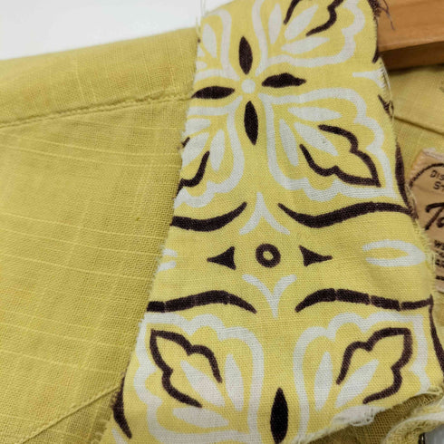 Tem-Tex 50-60s テキサス製 襟生地切り替え ウエスタンシャツ メンズ