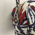 プラダ PRADA BOW CAMERA BAG リボン テスート ナイロン チェーン ショルダーバッグ 総柄 レディース