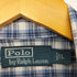 ポロバイラルフローレン Polo by RALPH LAUREN 90S レギュラーカラー 猫目ボタン マドラスチェック L/S シャツ メンズ import:L