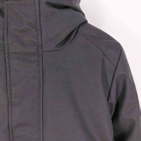 ピレネックス Pyrenex ANNECY アヌシー ブラックワッペン フーデッド ダウンジャケット メンズ import:XS