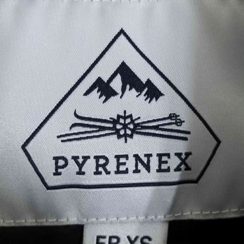 ピレネックス Pyrenex ANNECY アヌシー ブラックワッペン フーデッド ダウンジャケット メンズ import:XS